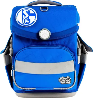 Produktbild von School Mood Fußball Schulranzen für Jungen 1. Klasse FC Schalke 04 Schultasche im Set 10-teilig mit großer Schultüte 85 cm