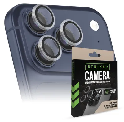 Imagen del producto de Protector de pantalla de vidrio transparente para cámara, compatible con Apple iPhone 16 Pro/16 Pro Max/17 Pro/17 Pro Max