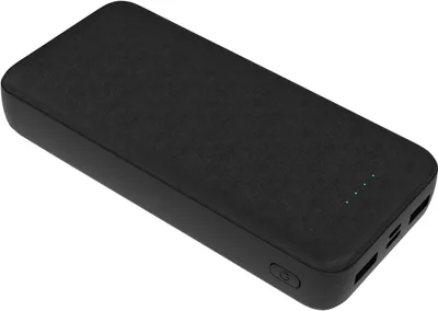 Productafbeelding van Powerbank met een capaciteit van 20000 mAh, zwart