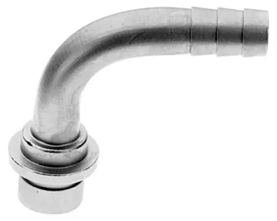 Immagine prodotto di Ugello per tubo curvo, Passacavo curvo - 7 mm per tubo birra o tubo CO2