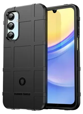 Productafbeelding van MobyDefend Hoesje - Geschikt voor Samsung Galaxy A16 - Rugged Shield TPU Backcover - Zwart