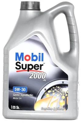 Produktbild von MOBIL Super 2000 X1 für 5W-30 5 Liter Motoröl Motorenöl Teilsynthetisch 229.1 501 01 505 00 Öl