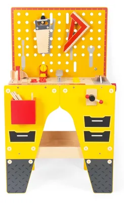 Produktbild von Holzwerkbank für Kinder - Spielzeug zum Lernen und Entwickeln