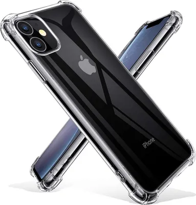 Image de Housse pour iPhone 11 - Housse antichoc transparente pour téléphone portable, résistante aux rayures, ultra fine Phonillico®
