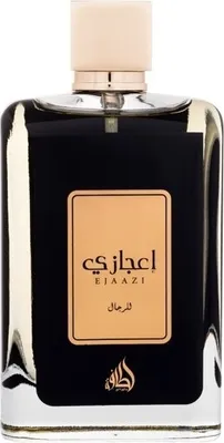 Produktbild von Lattafa, Ejaazi, Eau de Parfum, Herren, 100 ml, Orange, Zitrusfrüchte, Kardamom, Lavendel, Myrte, Patchouli, Pfeffer, Maiglöckchen, Zimtblatt, Ambroxan, holzige Noten, Amber, Zeder, Pflaumenzweig, Eichenmoos, Vetiver