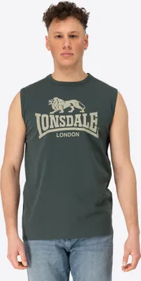 Zdjęcie produktu dla Męska koszulka bez rękawów regular fit CLOPTON Green/Green XL Lonsdale