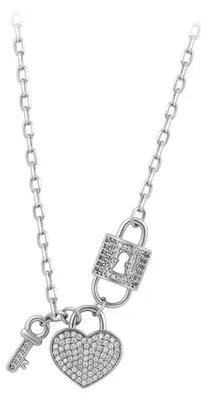 Produktbild von joella damen halskette - silber, one size