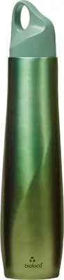 Produktbild von Bioloco Curve Green - RVS Isoleerfles - 420 ML