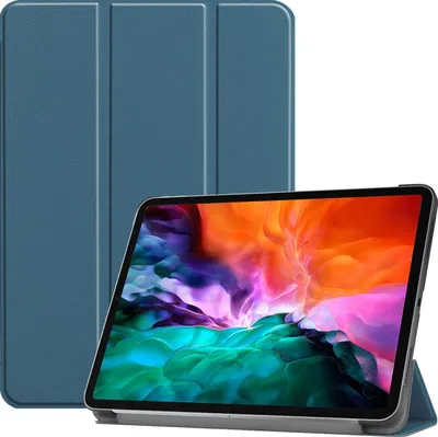 Produktbild von Mobigear Dreifach-Faltetui für iPad Pro 12,9 Zoll (2021) – Klapphülle – Grün