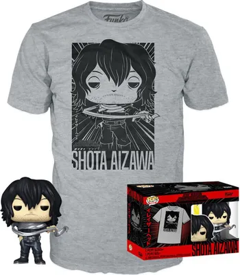 Produktbild von FUNKO POP! - Animation - My Hero Academia Shota Aizawa Metallic #375 mit Tee Größe L