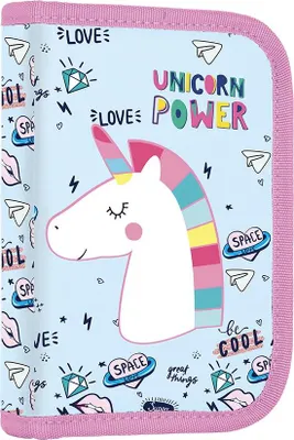 Obrázek produktu pro Oxybag Penál 1 p. 2 chlopně, prázdný Unicorn iconic