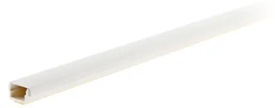 Produktbild von Kabelkanal für TV-Kabel (Weiß 9016) 7 x 12 Weiß 2 m (mit Klebeband)