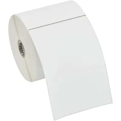 Produktbild von Zebra Z-Select 2000D - Papier - Acrylkleber - beschichtet - perforiert - hochweiß - 101.6 x 152.4 mm 5700 Etikett(en) (12 Rolle(n)
