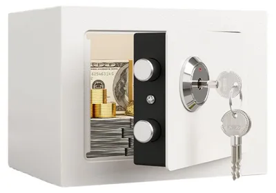Imagen del producto de Pequeña caja fuerte de acero para objetos de valor