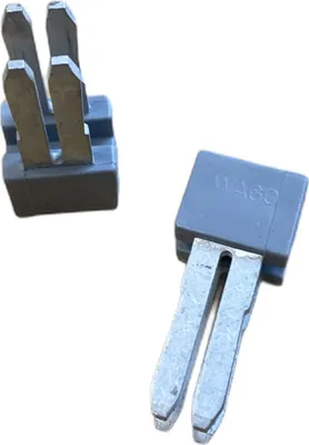 Produktbild von 5x WAGO 283-402 Querbrücker isoliert grau #730331