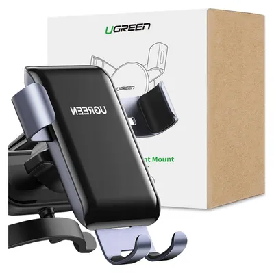 Obrázek produktu pro Držák telefonu do auta - kulatá mřížka Ugreen Lp274 - šedá