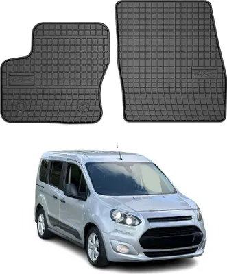 Obrázek produktu pro 2013-2024 Ford Connect podlahové rohože gumové černé 2 ks