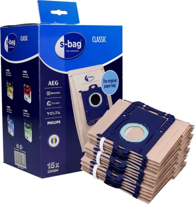 Produktbild von Electrolux E200SM S-Beutel Classic MegaPack x15, Airmax ZAM 6100 - Airmax ZAM 6116, Airmax ZAM 6101, Airmax ZAM 6102, Airmax ZAM 6103