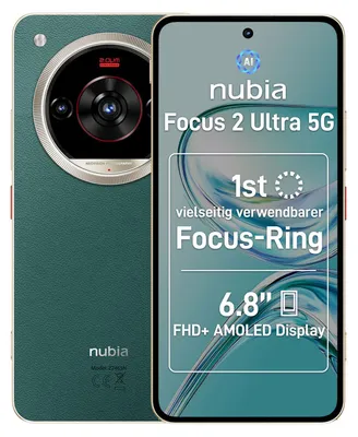 Produktbild von Nubia Focus 2 Ultra 5G, 17,3 cm (6.8"), 2392 x 1080 Pixel, 2,2 GHz, 8 GB, 512 GB, Grün