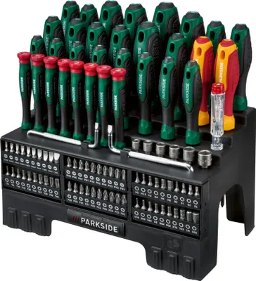 Produktbild von PARKSIDE® Schraubendreher- und Bit-Set, 101-teilig