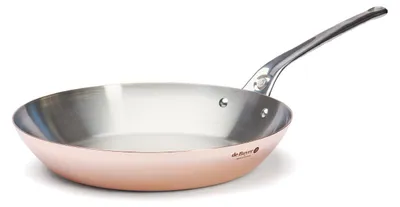 Produktbild von de Buyer 6224.32, Rund, Allzweckpfanne, Edelstahl, Kupfer, Keine Beschichtung, Edelstahl, Kupfer, Keramik, Halogen, Versiegelte Platte, Gas, Induktion