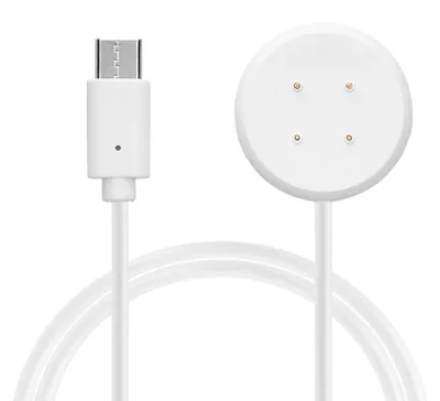 Produktbild von kwmobile USB C Ladekabel kompatibel mit Google Pixel Watch 3 / Pixel Watch 2 / Fitbit Versa 4 3 2 / Ace LTE - Kabel Charger - Smart Watch Typ C