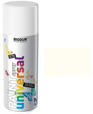 Produktbild von 9010 Weißer Hochglanz-Email. Unverzichtbar. BIODUR, weiß, glänzend, 400 ml, für Innenräume
