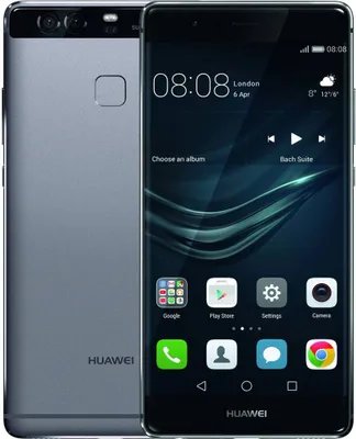 Produktbild von Huawei P9 , 13,2 cm (5.2"), 3 GB, 32 GB, 12 MP, Android 6.0, Schwarz, Grau