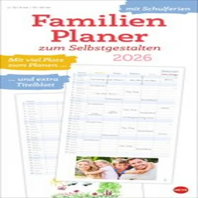 Produktbild von Familienplaner zum Selbstgestalten 2026