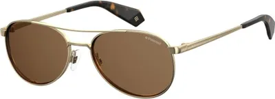 Image de Lunettes de soleil Polaroid PLD 6070/S/X J5G GOLD 56/17/140 pour femmes