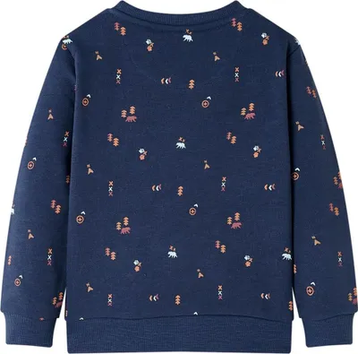 Produktbild von vidaXL Kinder-Sweatshirt Marineblau Melange 92