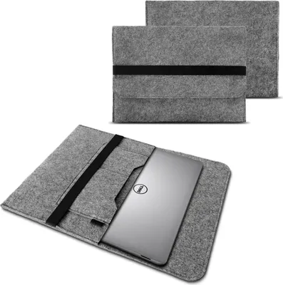 Produktbild von Schutz Tasche Dell Latitude 9510 15 Zoll Laptop Hülle Notebook Filz Sleeve CaseFarben:Grau