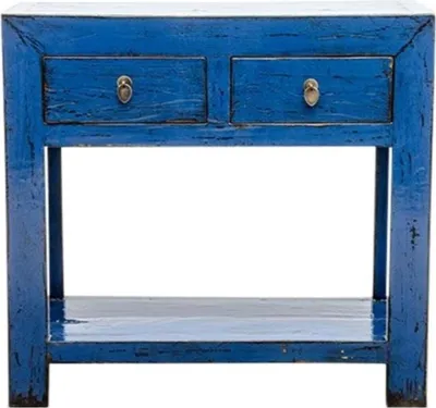 Produktbild von Casa Padrino Landhausstil Konsole Antik Stil Blau 90 x 40 x H. 85 cm - Landhausstil Möbel