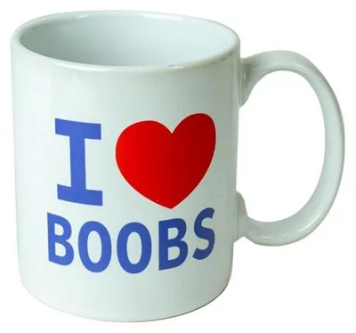 Image de Tasse en céramique "I Love Boobs