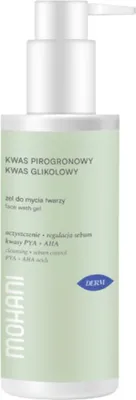 Obrázok produktu pre MOHANI Čistiaci gél na tvár s kyselinou pyrohroznovou a glykolovou 150 ml