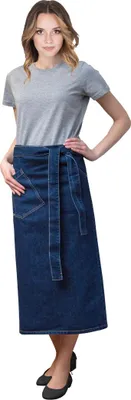 Produktbild von Jeansschürze lang für Damen 90x80 cm