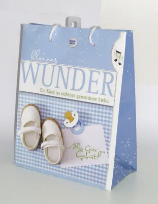 Produktbild von Gagbag Standard Soundtüte \Baby Boy\" - 05-1552 - Tüte im Format 11