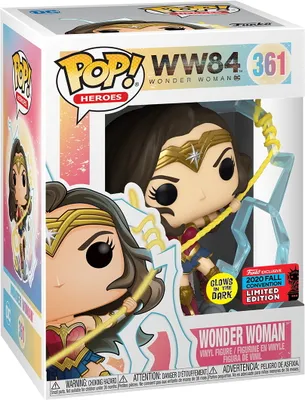 Produktbild von WW84 1984 - Wonder Woman 361 Glows 2020 Summer Convention Limited Edition Exclusive - Funko Pop! - Vinyl Figur