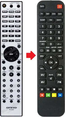 Produktbild von Ersatz Fernbedienung für Onkyo RC-816S / RC816S