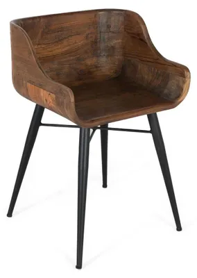 Zdjęcie produktu dla Krzesło z drewna tekowego Velkor 72 cm x 46 cm x 40 cm Giner y Colomer
