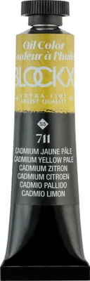 Produktbild von Blockx 3x Ölfarbe, Cadmium Zitronengelb, Tube 20ml - Kadmium Blassgelb 212711BXC