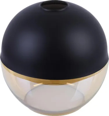 Image de Abat-jour Oslo couleur miel sphérique 20 cm – abat-jour en verre élégant pour un éclairage chaleureux de la pièce