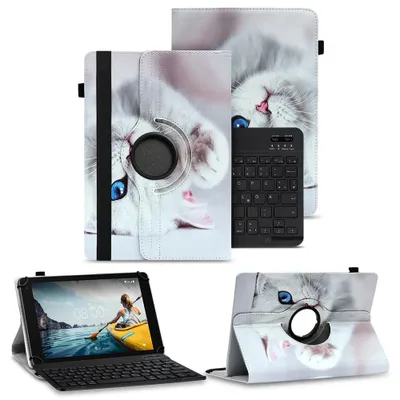 Produktbild von Schutzhülle Tastatur für XGODY T10 Tasche Bluetooth Tablet Hülle QWERTZ Case