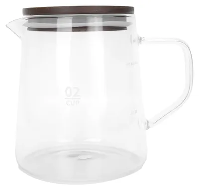 Produktbild von Hitzebeständige Kaffeekanne – Glaskaffeekanne – Kaffeekaraffe – Teekanne – Milchkanne – 500 ml, aus Borosilikatglas