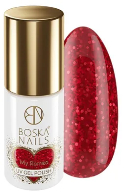 Zdjęcie produktu dla Lakier Hybrydowy Crazy In Love My Romeo no 449 Boska Nails 6 ml