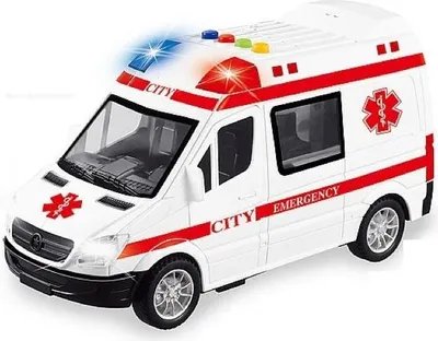 Obrázok produktu pre Sanitka s otváracími dverami svetlo, zvuk