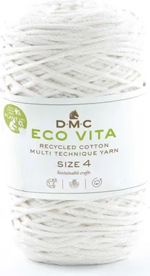 Produktbild von DMC Nova Vita 4, Mittel, Cremefarben, Baumwolle/Polyester, 200 m, G-6, 40 °C