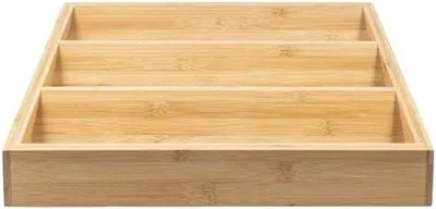 Produktbild von Unyqoos® Gewürzregal für Schublade – ausziehbares Kräuterregal ausem Bambus, braun