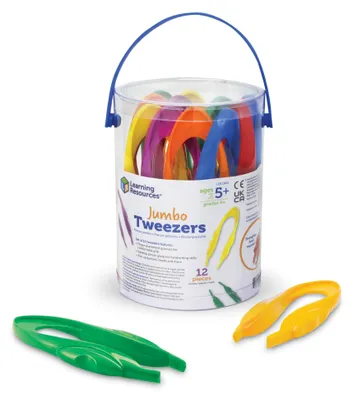 Produktbild von Learning Resources Riesenpinzetten, Alter 5–9, Motorikspielzeug Kinder, trainier