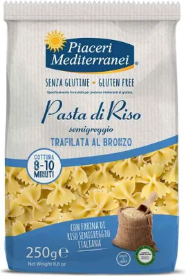 Produktbild von Piaceri Mediterranei Reis Farfalle 250g